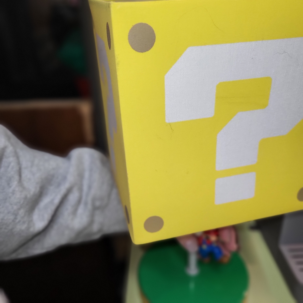 Yellow Question Block Lamp - Picture 11 of 14